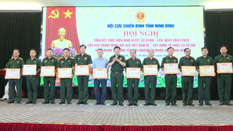 Hội Cựu chiến binh tỉnh tổng kết thực hiện Nghị quyết số 05/2020