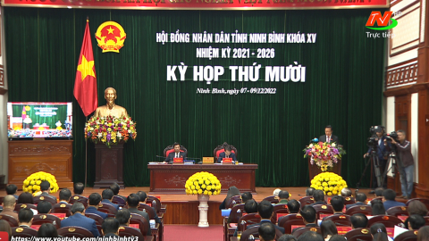 Khai mạc kỳ họp thứ Mười, HĐND tỉnh kh&oacute;a XV nhiệm kỳ 2021 - 2026