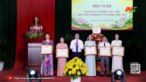 X&atilde; B&igrave;nh Minh tổng kết năm học 2025 - 2026