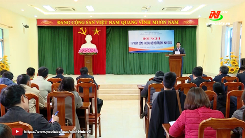 Tập huấn c&ocirc;ng t&aacute;c bảo vệ m&ocirc;i trường
