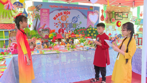Kim Sơn tổng kết th&iacute; điểm gi&aacute;o dục STEM cấp Tiểu học