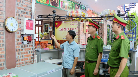 Hải Tiến tăng cường ph&ograve;ng ch&aacute;y, chữa ch&aacute;y từ cơ sở