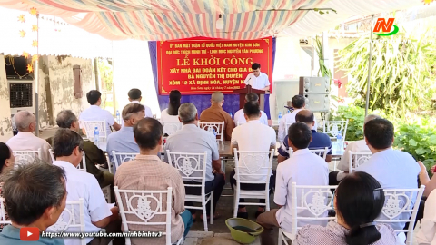 Khởi c&ocirc;ng x&acirc;y dựng nh&agrave; đại đo&agrave;n kết