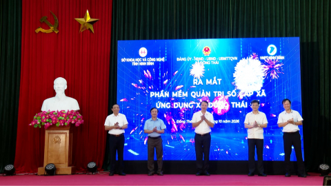 Đồng Th&aacute;i ra mắt Phần mềm quản trị số cấp x&atilde;