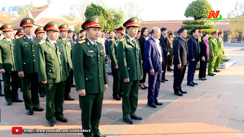 Kim Sơn d&acirc;ng hương nh&acirc;n kỷ niệm 78 năm th&agrave;nh lập QĐND Việt Nam