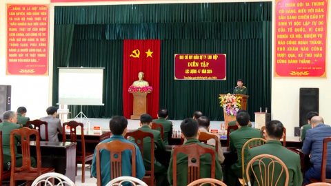 Diễn tập xử tr&iacute; t&igrave;nh huống tr&ecirc;n kh&ocirc;ng gian mạng