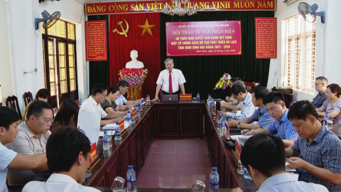 Hội thảo tư vấn phản biện một số ch&iacute;nh s&aacute;ch hỗ trợ ph&aacute;t triển du lịch