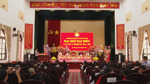 Đại hội đại biểu Hội Khuyến học huyện Y&ecirc;n M&ocirc;, nhiệm kỳ 2024 - 2029