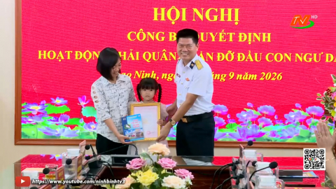 C&ocirc;ng bố quyết định "Hải qu&acirc;n nhận đỡ đầu con ngư d&acirc;n"