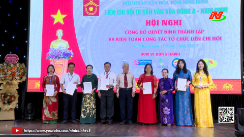 Th&agrave;nh lập Li&ecirc;n chi hội di sản văn h&oacute;a Đ&ocirc;ng A - Nam Định