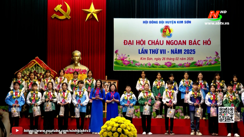 Đại hội Ch&aacute;u ngoan B&aacute;c Hồ huyện Kim Sơn