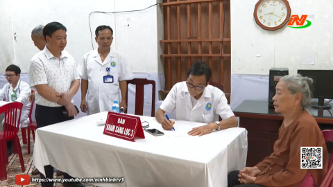 Ninh B&igrave;nh đẩy nhanh tiến độ kh&aacute;m sức khỏe to&agrave;n d&acirc;n