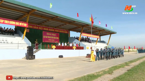 Y&ecirc;n Kh&aacute;nh tổ chức Hội thao Trung đội D&acirc;n qu&acirc;n cơ động năm 2022