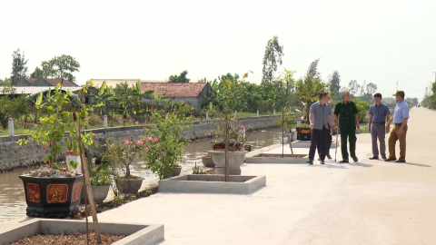 D&acirc;n vận kh&eacute;o trong l&agrave;m đường giao th&ocirc;ng ở Kim Sơn