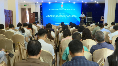 Tập huấn đăng k&yacute; biện ph&aacute;p bảo đảm bằng quyền sử dụng đất