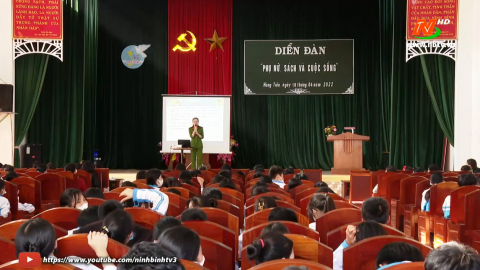 Diễn đ&agrave;n "Phụ nữ s&aacute;ch v&agrave; cuộc sống"