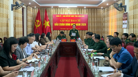 Ban Chỉ huy BĐBP tỉnh gặp mặt c&aacute;c cơ quan b&aacute;o ch&iacute; 