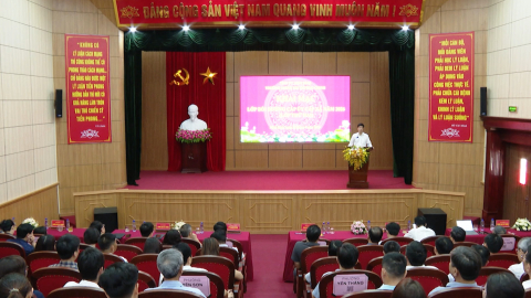 Khai mạc lớp bồi dưỡng c&aacute;n bộ cấp ủy cấp x&atilde; nhiệm kỳ 2026 - 2031