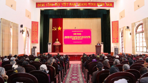 Hội nghị mạn đ&agrave;m tiểu sử ứng cử vi&ecirc;n ĐBQH v&agrave; đại biểu HĐND c&aacute;c cấp