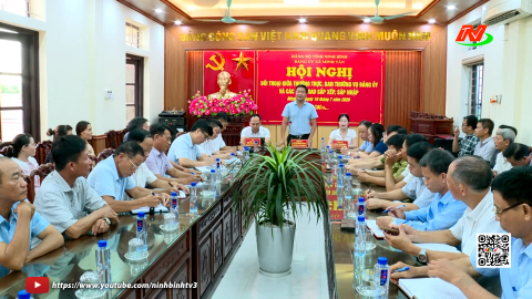 X&atilde; Minh T&acirc;n  đối thoại với c&aacute;c th&ocirc;n sau sắp xếp