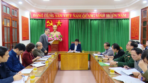 Giao ban c&ocirc;ng t&aacute;c b&aacute;o ch&iacute; th&aacute;ng 12