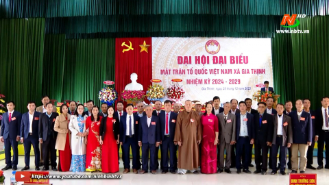 Đại hội đại biểu MTTQ Việt Nam x&atilde; Gia Thịnh nhiệm kỳ 2024 - 2029
