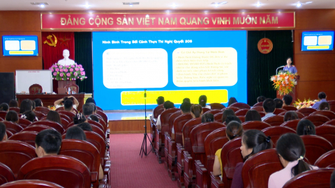 Hội nghị tập huấn ch&iacute;nh s&aacute;ch thuế năm 2026