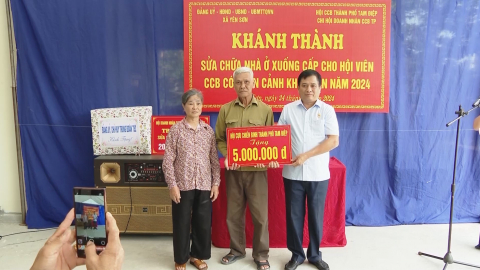 Y&ecirc;n Sơn hỗ trợ sửa chữa, x&acirc;y mới nh&agrave; ở cho 8 hộ ngh&egrave;o