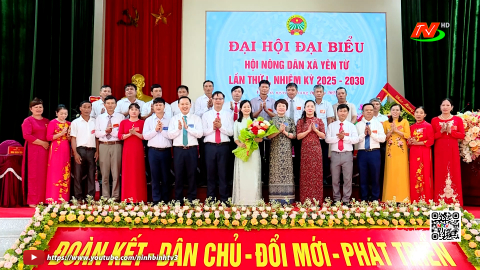 Đại hội Đại biểu hội N&ocirc;ng d&acirc;n c&aacute;c x&atilde; Y&ecirc;n Từ, x&atilde; Quang Thiện nhiệm kỳ 2025 - 2030