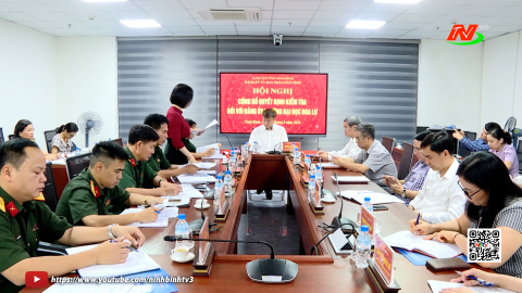 C&ocirc;ng bố quyết định, kế hoạch kiểm tra đối với đảng ủy trường Đại học Hoa Lư