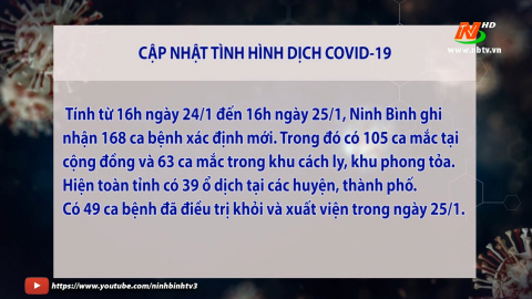 Cập nhật Covid-19 trưa ng&agrave;y 26/01/2022