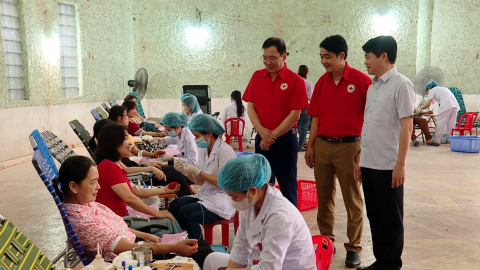 Kim Sơn tổ chức Ng&agrave;y hội hiến m&aacute;u t&igrave;nh nguyện