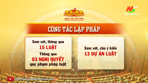 Những nội dung nổi bật của Kỳ họp thứ 8, Quốc hội kh&oacute;a XV