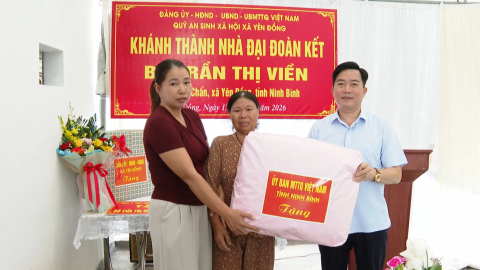 Kh&aacute;nh th&agrave;nh nh&agrave; Đại đo&agrave;n kết tại x&atilde; Y&ecirc;n Đồng