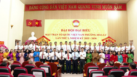 Đại hội đại biểu MTTQ phường Nam Hoa Lư lần thứ I, nhiệm kỳ 2025 - 2030