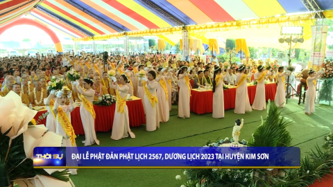 Đại lễ Phật đản Phật lịch 2567, dương lịch 2023 tại huyện Kim Sơn