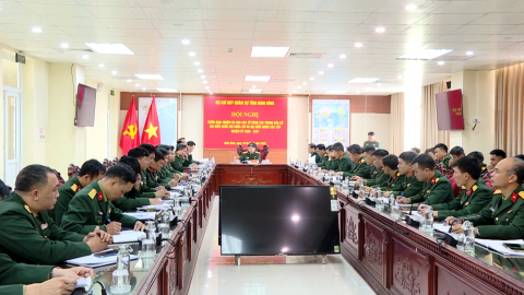 Bộ CHQS tỉnh giao nhiệm vụ cho c&aacute;c tổ c&ocirc;ng t&aacute;c trong bầu cử