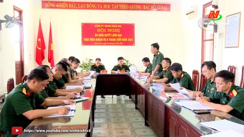 Đảng ủy trung đo&agrave;n 855 ra nghị quyết l&atilde;nh đạo nhiệm vụ 6 th&aacute;ng cuối năm 2024