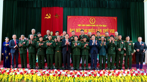 Đại hội đại biểu Hội Cựu chiến binh x&atilde; Y&ecirc;n Mạc nhiệm kỳ 2025-2030