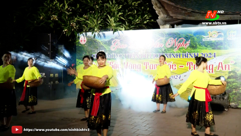 Giao lưu văn nghệ ch&agrave;o mừng tuần du lịch Ninh B&igrave;nh 2024