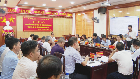 Hội thảo tư vấn phản biện đồ &aacute;n điều chỉnh quy hoạch chung TP.Tam Điệp đến năm 2045