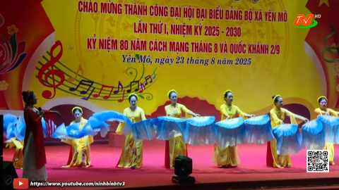 X&atilde; Y&ecirc;n M&ocirc; tổ chức giao lưu văn nghệ 