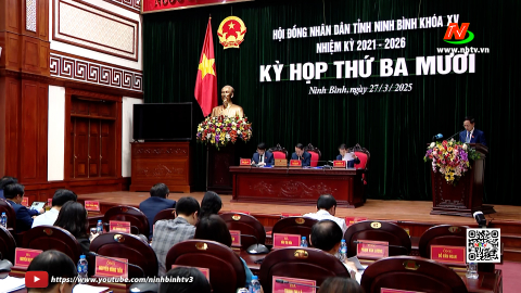 Kỳ họp thứ 30, HĐND tỉnh kh&oacute;a XV