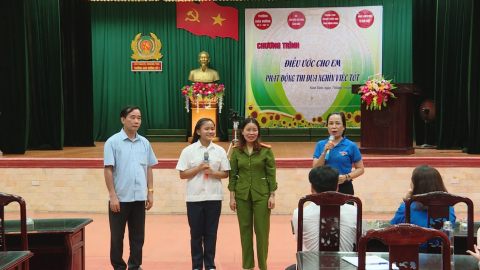 Chương trình đi&ecirc;̀u ước cho em và phát đ&ocirc;̣ng thi đua nghìn vi&ecirc;̣c t&ocirc;́t