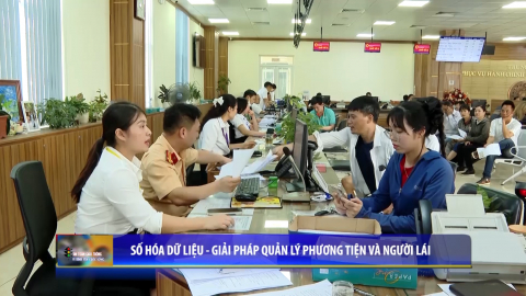 Số h&oacute;a dữ liệu &ndash; Giải ph&aacute;p quản l&yacute; phương tiện v&agrave; người l&aacute;i