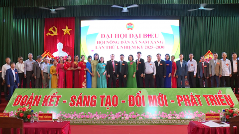 Đại hội đại biểu Hội N&ocirc;ng d&acirc;n x&atilde; Nam Xang nhiệm kỳ 2025-2030