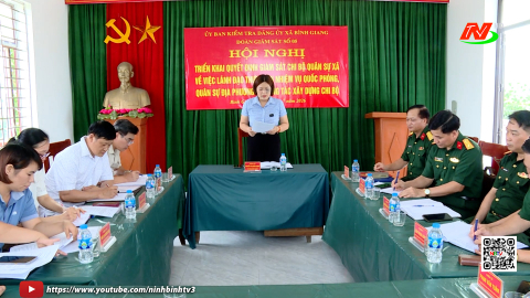 Gi&aacute;m s&aacute;t c&ocirc;ng t&aacute;c l&atilde;nh đạo, chỉ đạo thực hiện nhiệm vụ quốc ph&ograve;ng, qu&acirc;n sự địa phương