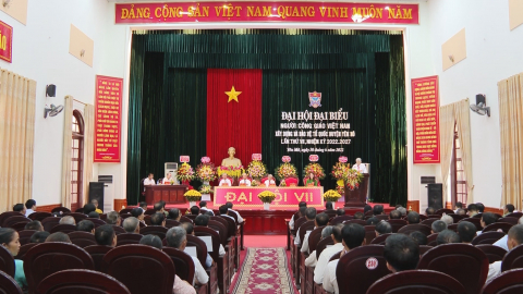 ĐHĐB người c&ocirc;ng gi&aacute;o Việt Nam x&acirc;y dựng v&agrave; BVTQ huyện Y&ecirc;n M&ocirc; kh&oacute;a VII