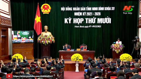 Ng&agrave;y l&agrave;m việc thứ ba, kỳ họp thứ 10, HĐND tỉnh kh&oacute;a XV