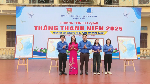 Huyện đo&agrave;n Gia Viễn ra qu&acirc;n hưởng ứng Th&aacute;ng Thanh ni&ecirc;n năm 2025